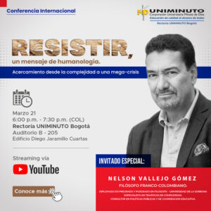 Lee más sobre el artículo “Que resistir sea un mensaje de humanología”: Nelson Vallejo Gómez